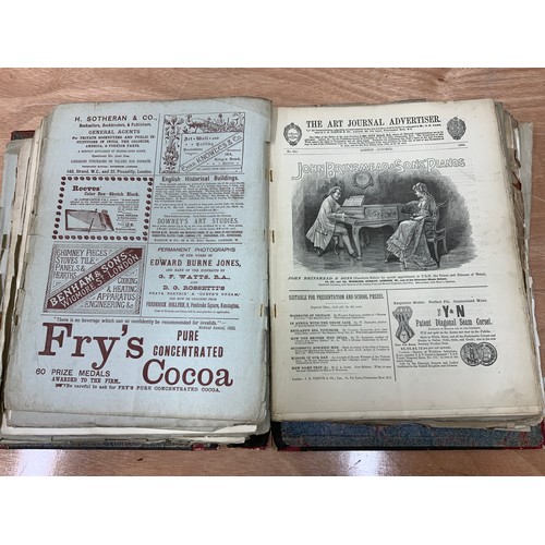 92 - FOLDER OF ORIGINAL ART JOURNAL MONTHLY MAGAZINES FOR 1893