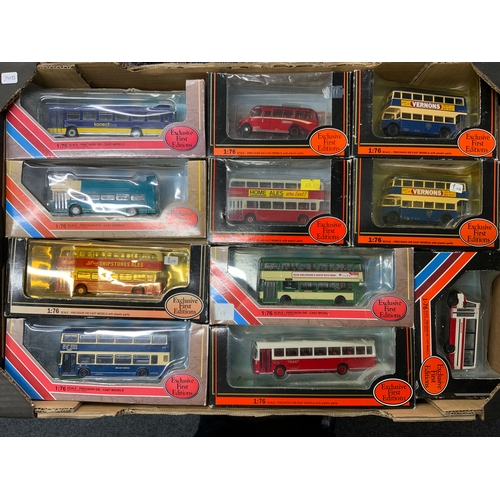 139 - 11 BOXED EFE MOSTLY 1970’S EPOCH BUSES & COACHES, ATLANTEANS, FLEETLINES ETC