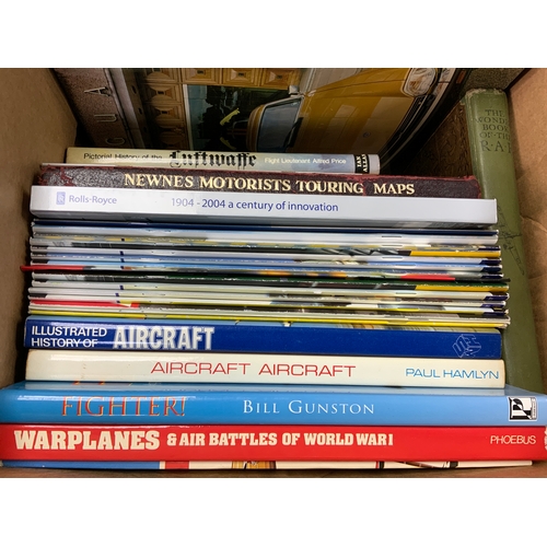 233 - AVIATION INTEREST, QTY OF IAN ALLAN ABC SPOTTERS BOOKS, MILITARY & CIVILIAN, PLUS BOX OF AVAITION BO... 