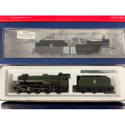 465 - GWR, 2 BOXED LOCOMOTIVES, BACHMANN 3200 CLASS 9028 BR BLACK, 21DCC READY & EARLY BACHMANN 31-778, GW... 