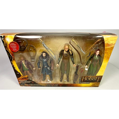 47 - THE HOBBIT - AN UNEXPECTED JOURNEY THE HOBBIT 4 FIGURINE BOXED SET