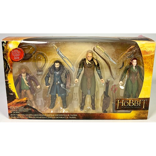 47 - THE HOBBIT - AN UNEXPECTED JOURNEY THE HOBBIT 4 FIGURINE BOXED SET