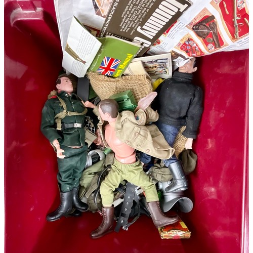 88 - ACTION MEN WITH ACCESSORIES AND EPHEMERA