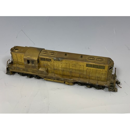 286 - BRASS MADE KIT, AMERICAN BO-BO LOCOMOTIVE, POSSIBLY GM