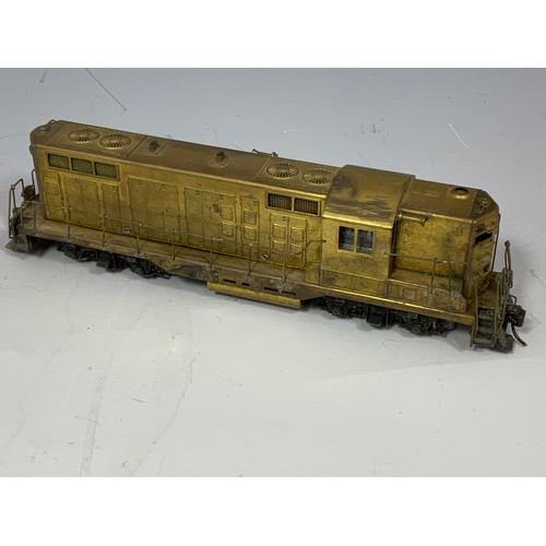 286 - BRASS MADE KIT, AMERICAN BO-BO LOCOMOTIVE, POSSIBLY GM