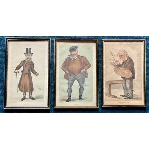 45 - 3 VANITY FAIR SPY CARICATURE PRINTS (3)