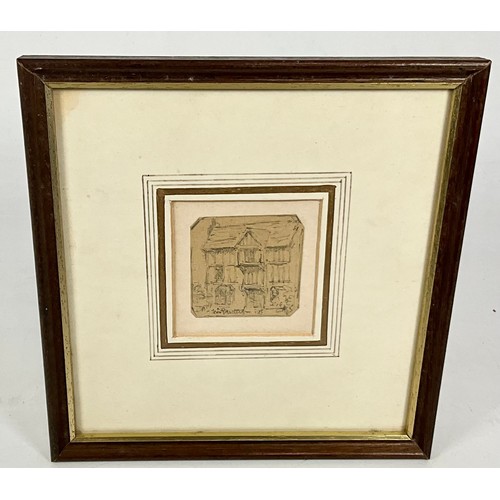 58 - OLIVER BAKER, 7 FRAMED PENCIL DRAWINGS/ ENGRAVINGS 1 AF (7)