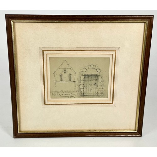 58 - OLIVER BAKER, 7 FRAMED PENCIL DRAWINGS/ ENGRAVINGS 1 AF (7)