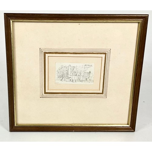 58 - OLIVER BAKER, 7 FRAMED PENCIL DRAWINGS/ ENGRAVINGS 1 AF (7)