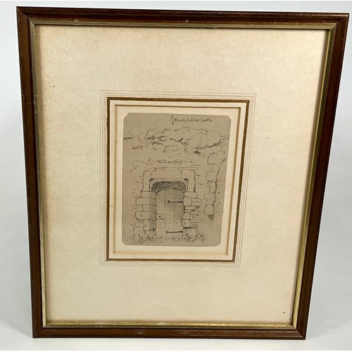 58 - OLIVER BAKER, 7 FRAMED PENCIL DRAWINGS/ ENGRAVINGS 1 AF (7)