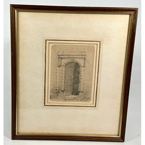 58 - OLIVER BAKER, 7 FRAMED PENCIL DRAWINGS/ ENGRAVINGS 1 AF (7)