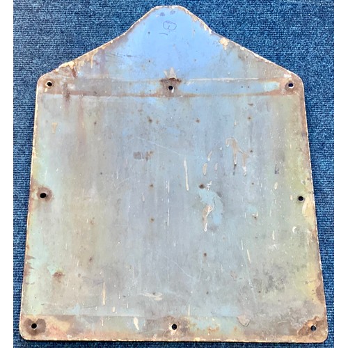 2 - RAC, AN ENAMEL SIGN, TO FREE CAR PARK, WITH ARROW TO THE LEFT, APPROX. 51 CM X 73 CM