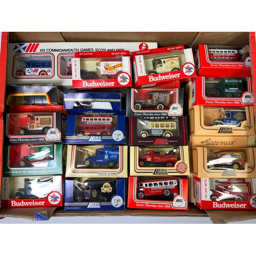 115 - LLEDO, A LARGE COLLECTION OF EARLY BOXED MODELS, INC. SEVERAL COMMEMMORATIVE MODELS, PROMOTIONALS BU... 