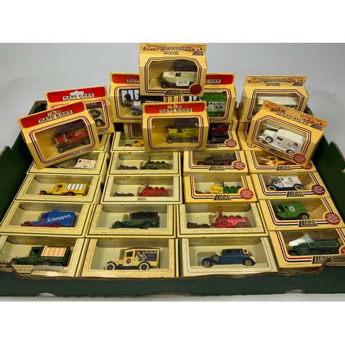 113 - 31 VERY EARLY LLEDO BOXED MODELS INCLUDES SOME HORSE DRAWN SERIES