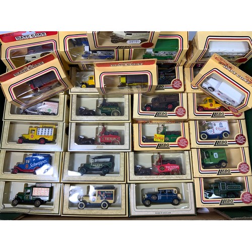 113 - 31 VERY EARLY LLEDO BOXED MODELS INCLUDES SOME HORSE DRAWN SERIES