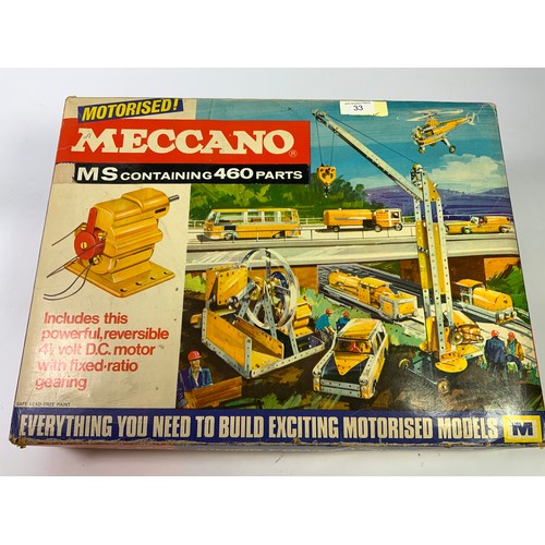 33 - MOTORISED MECCANO SET