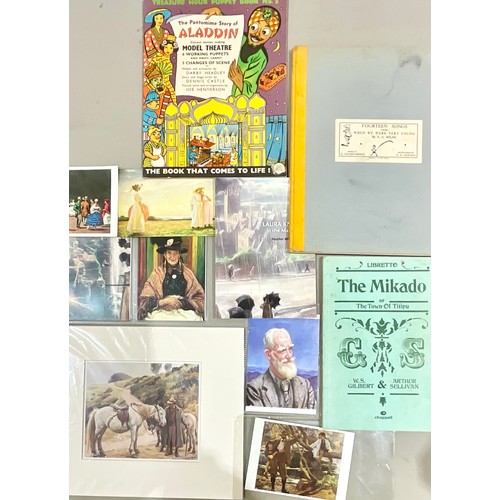 101 - MISC. LAURA KNIGHT RELATED EPHEMERA TOGETHER WITH A.A.MILNE ‘FOURTEEN SONGS FROM WHEN WE WERE VERY Y... 