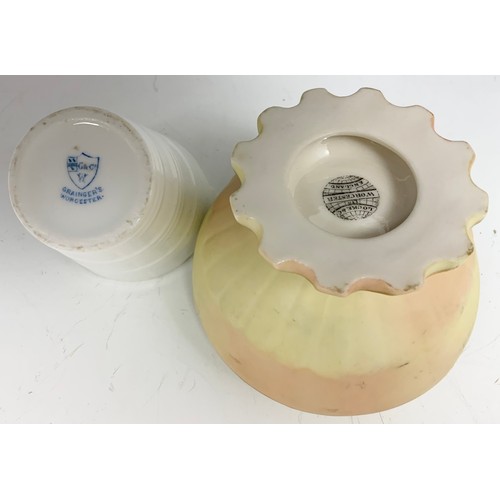 169 - GRAINGER & CO WELL BUCKET & A LOCKE & CO BLUSH IVORY  POT  POURRI