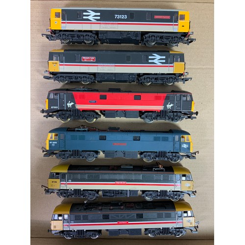 451 - ELECTRIC LOCOMOTIVES, 6 U/B, LIMA CLASS 73, 73123, 73125, 4 X CLASS 87: 87003, 87005, 87012, 87018