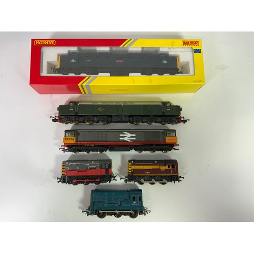 494 - HORNBY RAILROAD, BOXED R2879 BR CLASS 55 DELTIC, ST PADDY, 21 DCC READY, APPEARS UNUSED PLUS LIMA U/... 