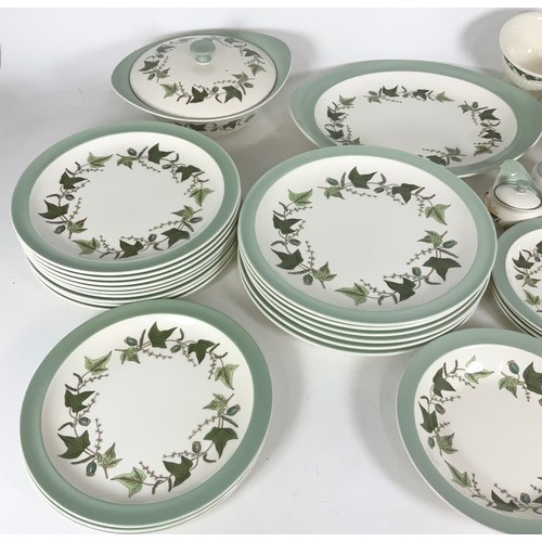 218 - WEDGWOOD HEREFORD PATTERN TABLEWARE INC PLATTERS & TUREENS ETC