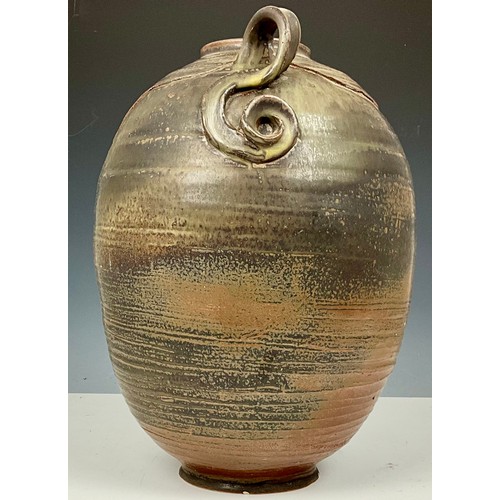 236 - LARGE STUDIO POTTERY POT. APPROX. HEIGHT 40cm