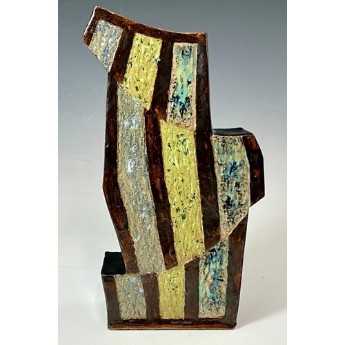 233 - MARK HARRIS STUDIO POTTERY VASE, APPROX. 37 cm, INSCRIBED MARK TO BASE