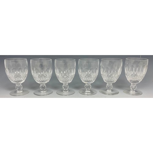 300 - SUITE OF GOOD QUALITY GLASSWARE, SOME ETCHED WATERFORD, COLLEEN DESIGN