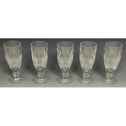 300 - SUITE OF GOOD QUALITY GLASSWARE, SOME ETCHED WATERFORD, COLLEEN DESIGN