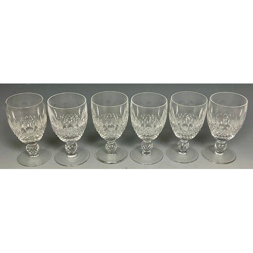 300 - SUITE OF GOOD QUALITY GLASSWARE, SOME ETCHED WATERFORD, COLLEEN DESIGN