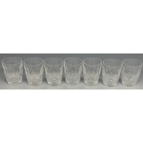 300 - SUITE OF GOOD QUALITY GLASSWARE, SOME ETCHED WATERFORD, COLLEEN DESIGN