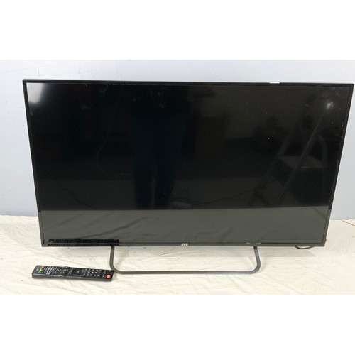 379 - MODERN FLAT SCREEN JVC TELEVISION