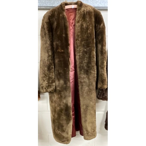 437 - 3 VINTAGE FUR COATS