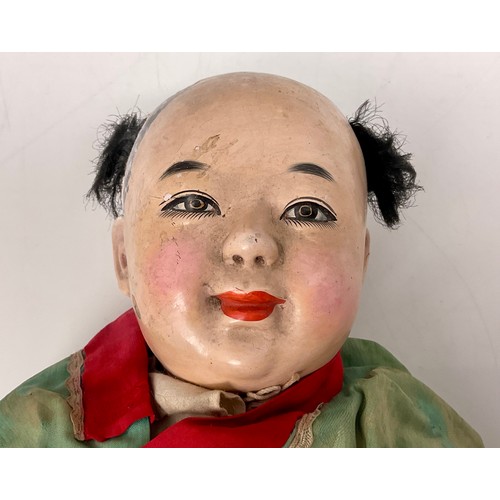 448 - TRADITIONAL JAPANESE DOLL, POSSIBLY MEIJI PERIOD, APPROX. 41 cm