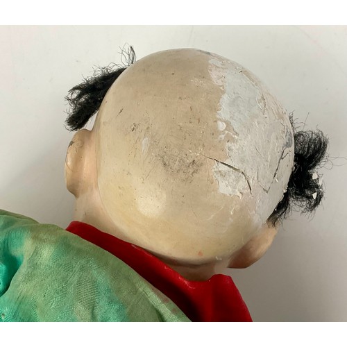 448 - TRADITIONAL JAPANESE DOLL, POSSIBLY MEIJI PERIOD, APPROX. 41 cm