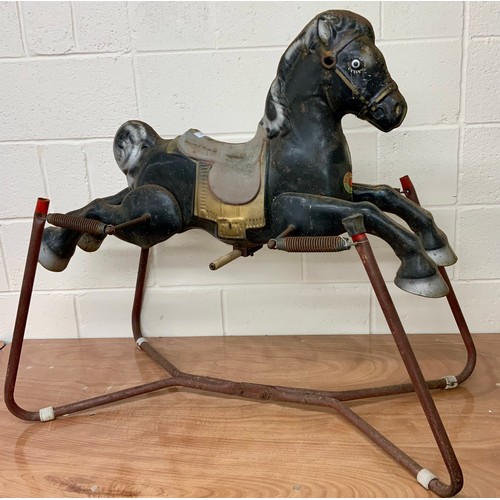 28 - MOBO TINPLATE CHILDS ROCKING HORSE