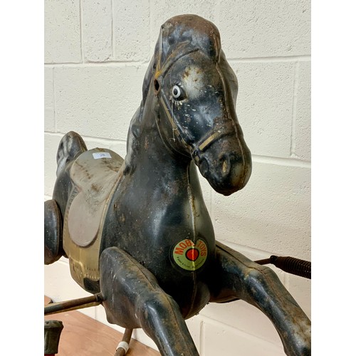 28 - MOBO TINPLATE CHILDS ROCKING HORSE