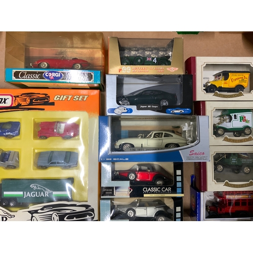 172 - DIECAST SELECTION, INC. SAICO 1:32 1971 JAGUAR E TYPE, XJ COUPE, BRUMM ORO BENTLEY 4.5L, MATCHBOX GI... 