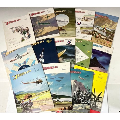 261 - 14 EDITIONS OF THE AEROPLANE MAGAZINE, C. 1950’S