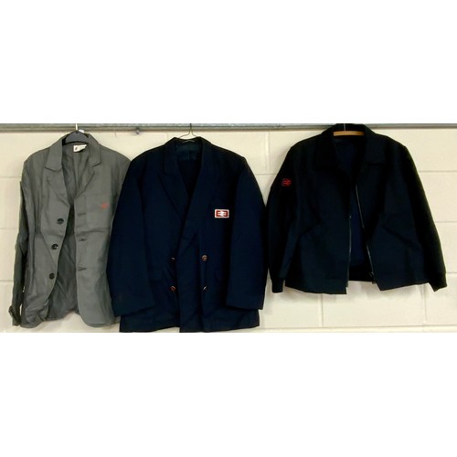 265 - BRITISH RAIL CLOTHING, LIGHTWEIGHT GREY JACKET, 5, DARK BLUE ES BLOUSON, 2 PAIRS OF TROUSERS 36/31, ... 