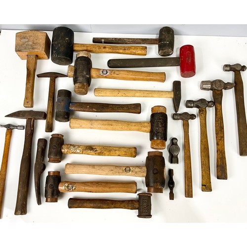 499 - QTY. HAMMERS AND MALLETS