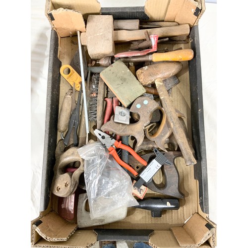 490 - LARGE QUANTITY OF HAND TOOLS 2 TRAYS