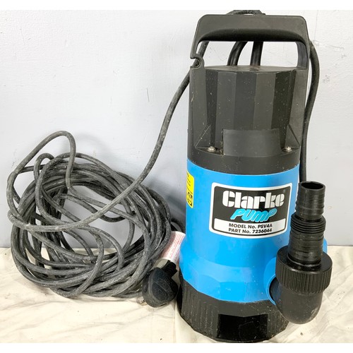 547 - BOXED CLARKE 750W SUBMERSIBLE PUMP