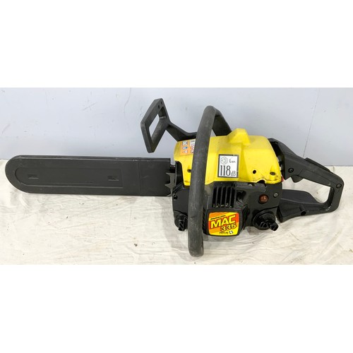 525 - McCULLOCH  MAC 335 PETROL CHAINSAW WITH A BLACK& DECKER ELECTRIC CHAINSAW