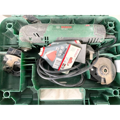 539 - BOXED BOSCH SANDER & A BOXED. BLACK &  DECKER PRECUSSION DRILL