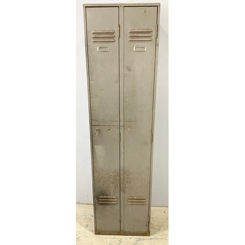 560 - 2 SECTION METAL LOCKER 178cm TALL