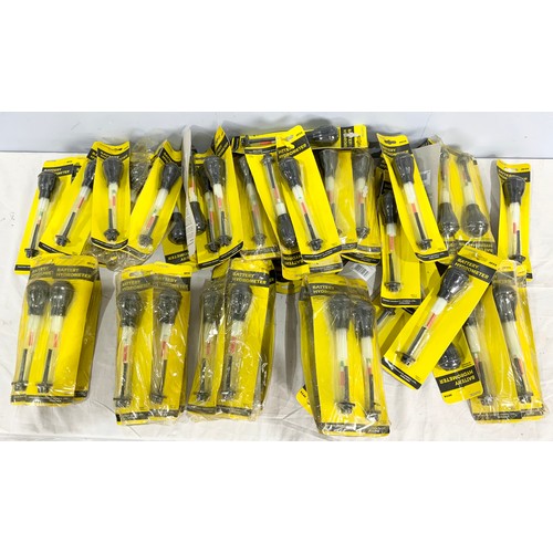 500 - VERY LARGE QUANTITY OF BATTERY HYDROMETER’S NEW IN PACKETS