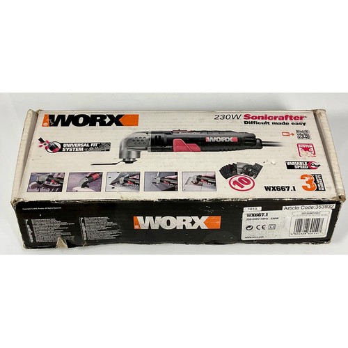 533 - WORX 230W SONICRAFTER IN BOX