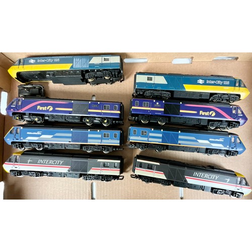 395 - HST SELECTION! HORNBY FIRST GW 43185, 43192, MIDLAND MAIN LINE 43070 & 43069, INTERCITY SWALLOW 4306... 