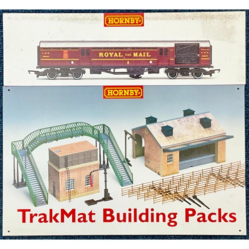 365 - 11 HORNBY TRADE ADVERTISING BOARDS, SCENIC AND LOCOMOTIVES. 4 x APPROX. 60 x 37cm AND 7 x APPROX. 60... 